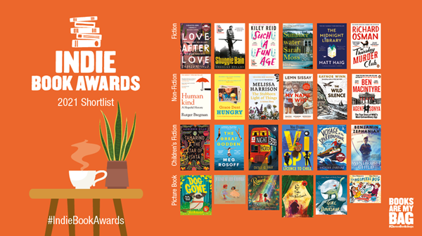 Indie Book Awards 2021 shortlist